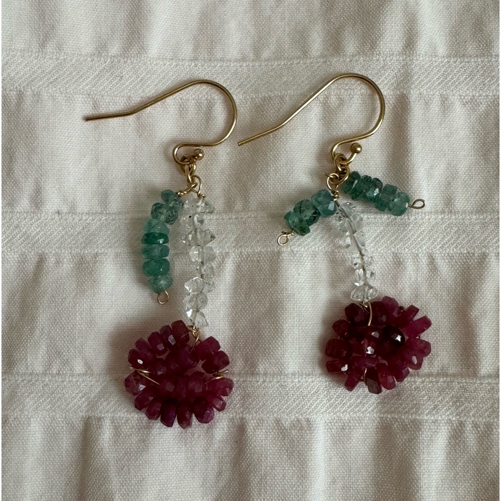 cherry earrings